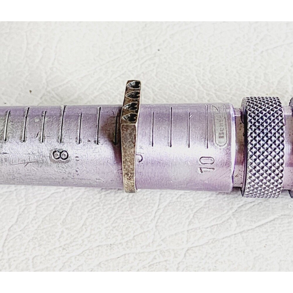 Sterling Silver Heart Square Stackable Stacking R… - image 6